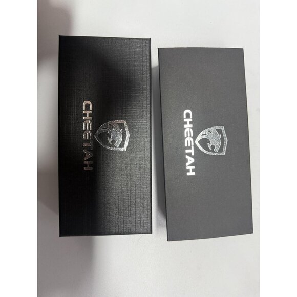 Cheetah Women's Silver White Gold Bangle Small Vintage Bracelet Waterproof Watch - Picture 10 of 13